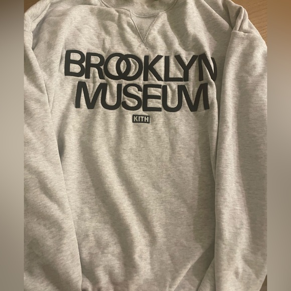 Kith Gray Crewneck Sweater Brooklyn Museum Edition (Rare)